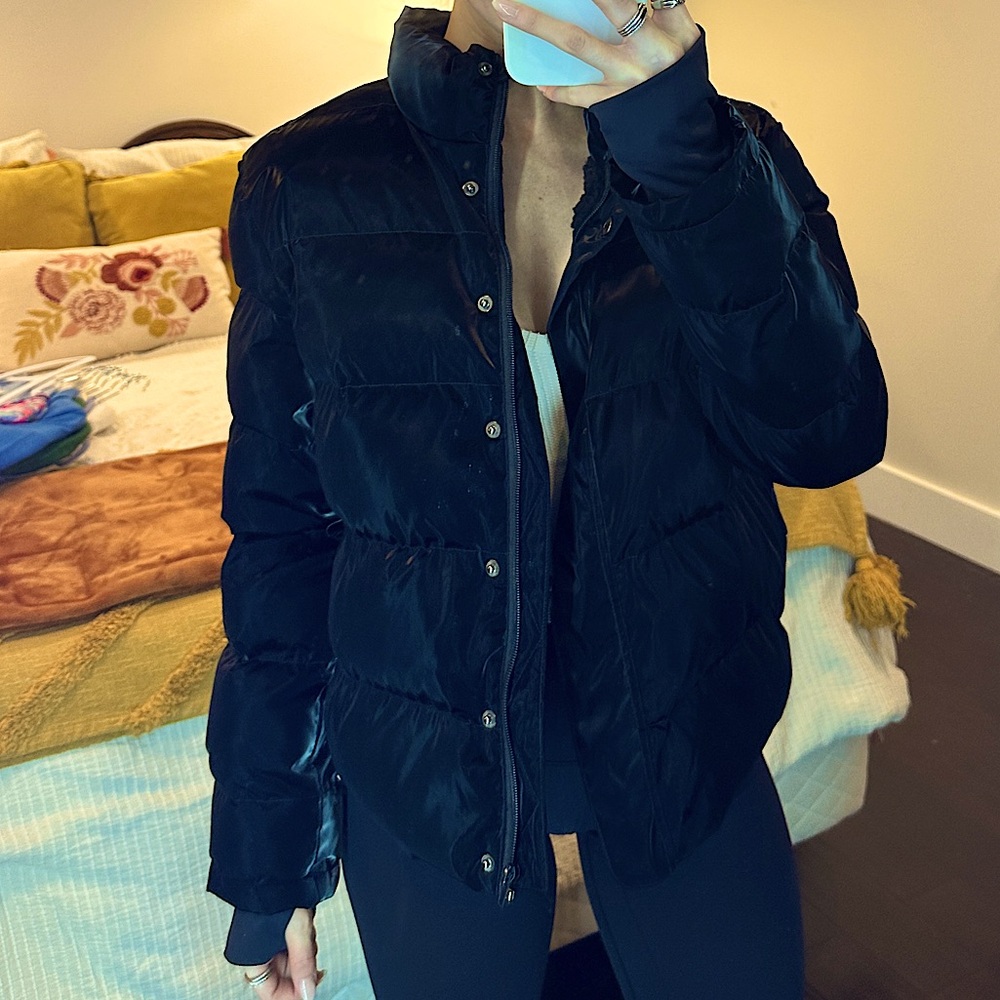 Women's Black Puffer Jacket